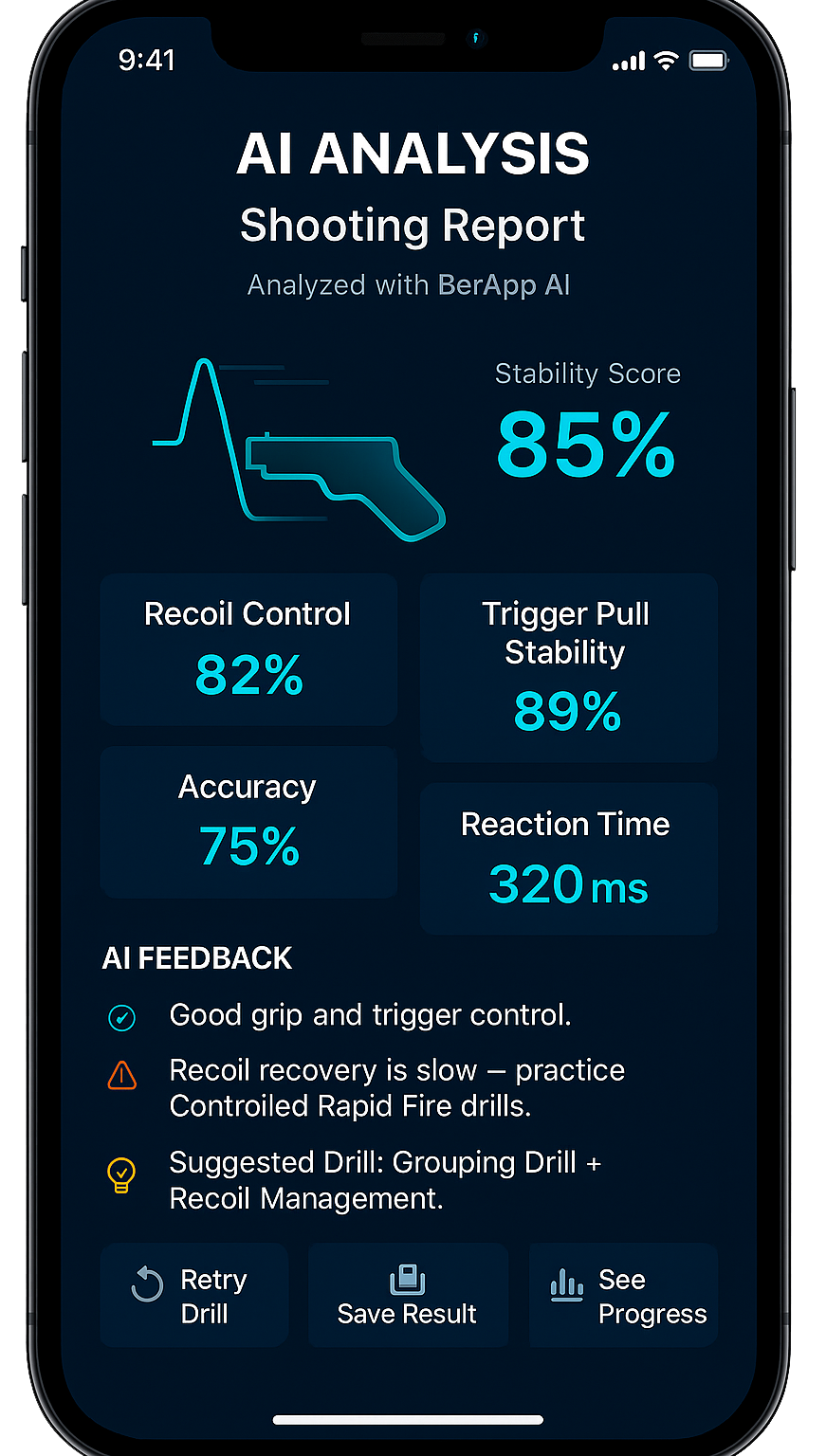Yapay zeka destekli atış eğitimi - AI powered shooting training